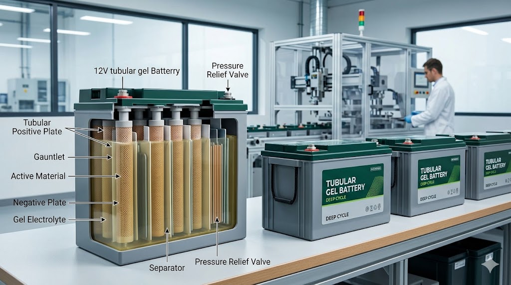 Tubular Gel Battery